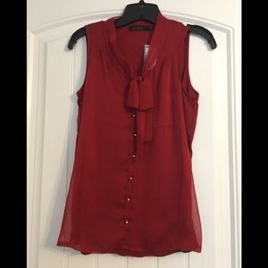 NWT Cherry red top from The Limited